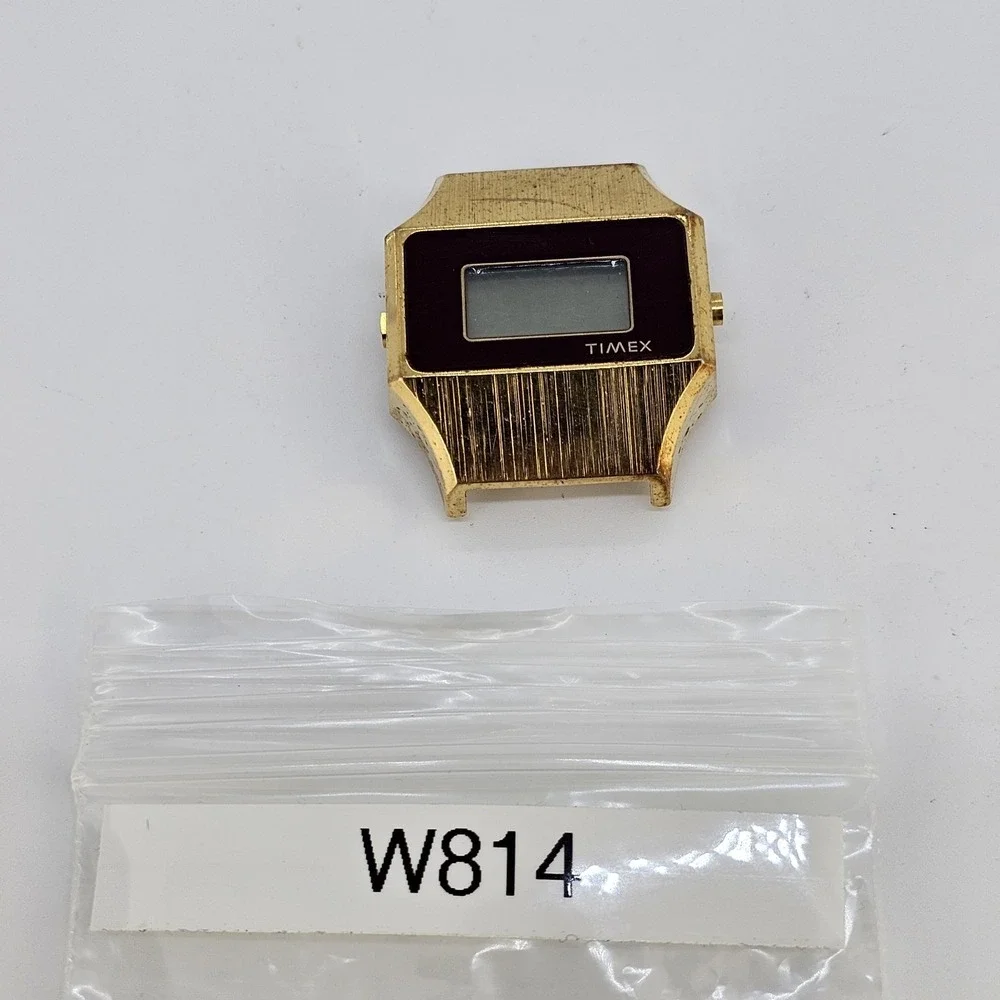 VTG Timex H‎ Cell Men's Watch 34MM PARTS ONLY TESTED NOT WORKING